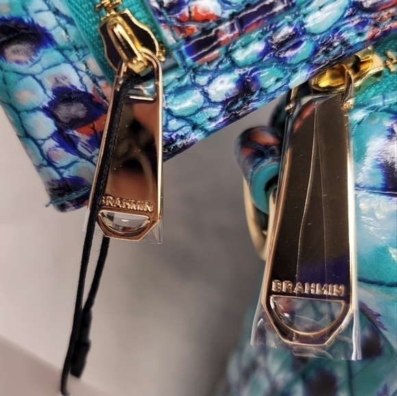 💋 BRAHMIN 2 SET MATCHING DESIGNER MELBOURNE DUXBURY PURSE BAG + WALLET NWT - Picture 3 of 12